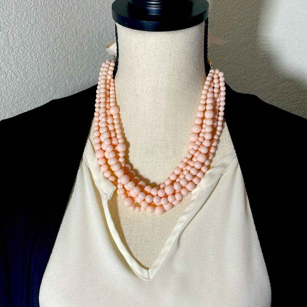 Sugarfix Pink Beaded Necklace